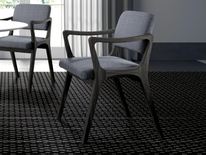 NELLY - Upholstered fabric chair with armrests - Chair by Tremolada