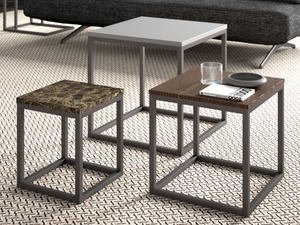 SQUARE - Rectangular handmade coffee table - Coffee table by Tremolada