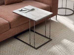 THIN - Rectangular marble side table - Coffee table by Tremolada