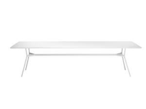 BRANCH - Rectangular powder coated aluminium garden table - Table by TRIBÙ