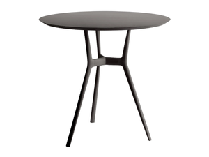 BRANCH - Round powder coated aluminium garden table - Table by TRIBÙ