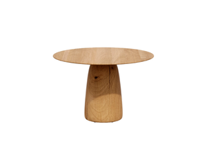 DUNES - Round teak garden side table - Side table by TRIBÙ