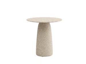 DUNES - Round terrazzo garden side table - Side table by TRIBÙ