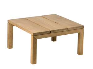 KOS - Teak footstool / coffee table - Side table by TRIBÙ