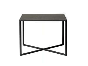 NATAL ALU X - Low square powder coated aluminium coffee table - Side table by TRIBÙ