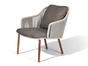 SENJA - Aluminium garden armchair with armrests - Armchair by TRIBÙ