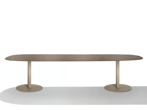 T-TABLE - Ceramic garden table - Table by TRIBÙ