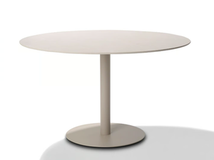 T-TABLE - Round ceramic garden table - Table by TRIBÙ