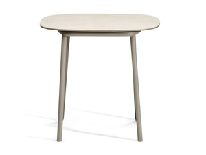 TOSCA - Square ceramic garden side table - Side table by TRIBÙ