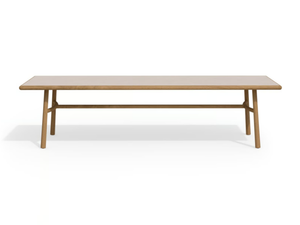UKIYO - Rectangular teak garden table with ceramic top - Table by TRIBÙ
