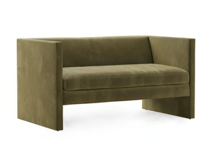 ANGLE - 2 seater velvet sofa - Sofa by TRNK