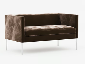 ANGLE - 2 seater velvet sofa - Sofa by TRNK