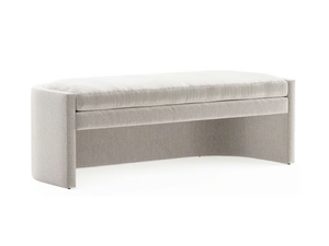 ARC - Upholstered fabric bench - Bench by TRNK