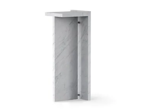 SEGMENT - Carrara marble coffee table / pedestal - Coffee table by TRNK