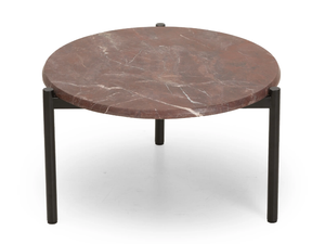 BLADE COFFEE - Low round marble coffee table - Coffee table by True Design