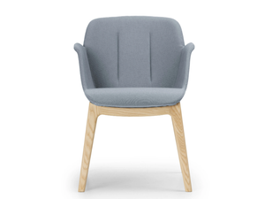 HIVE - Fabric chair with armrests - Chair by True Design