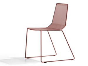 MARINA OUT MA 1M05 OUT - Stackable sled base steel garden chair - Chair by True Design