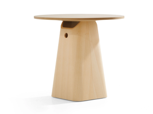 NOMADE - Round multi-layer wood table - Table by True Design