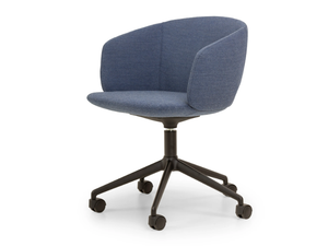 NOT MINI - Swivel fabric office chair with castors - Office Chair by True Design