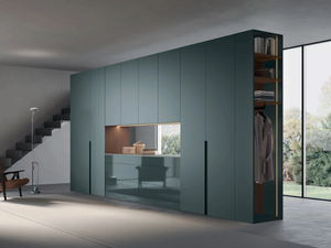 Double-sided wardrobe - Sectional wooden wardrobe - wardrobe by TUMIDEI