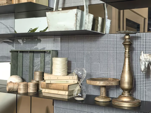 LINE UP - Glass wall shelf - Cabinet by TUMIDEI