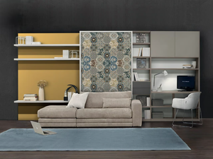 ON-OFF CONFIGURATION 271 - Storage wall with fold-away bed - Cabinet by TUMIDEI