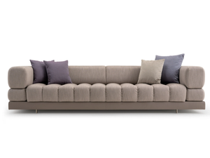 DOMUS - 3 seater fabric sofa - Sofa by Turri