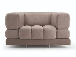 DOMUS - Fabric armchair with armrests - Armchair by Turri