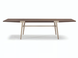 DOMUS - Rectangular wooden table - Table by Turri