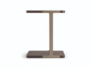 DOMUS - Square wooden high side table - Coffee table by Turri