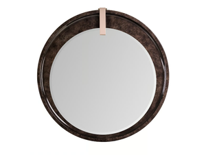 ECLIPSE - Round framed wooden mirror - Accessories by Turri