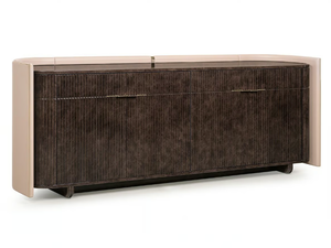 ECLIPSE - Wooden sideboard with doors - Cabinet by Turri