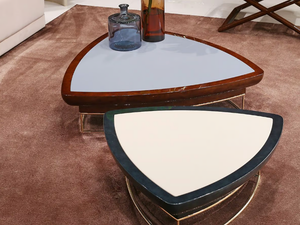 MADISON - Low triangular coffee table - Coffee table by Turri