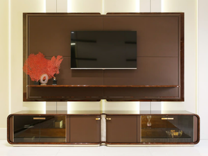 MADISON - Low wooden TV cabinet - Cabinet by Turri