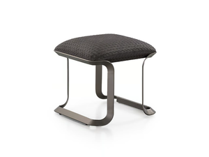 MILANO - Low stool with integrated cushion - Accessories by Turri