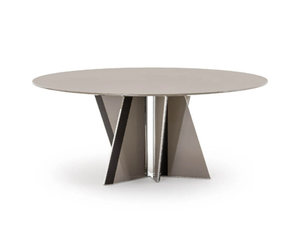 MILANO - Round dining table - Table by Turri