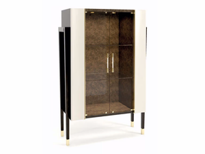 NOIR - Crystal bar cabinet - Cabinet by Turri