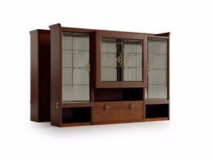 NUMERO TRE - Crystal display cabinet - Cabinet by Turri