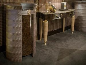 NUMERO TRE - Wooden pedestal - Accessories by Turri