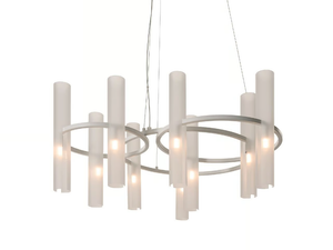REEDS - Glass chandelier - Ceiling lamp by Turri