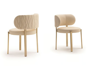 ROMA - Leather chair - Chair by Turri