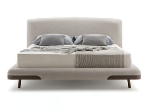 SOUL - Fabric double bed with upholstered headboard - Bed frame by Turri