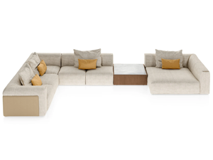 SOUL - Sectional fabric sofa - Sofa by Turri