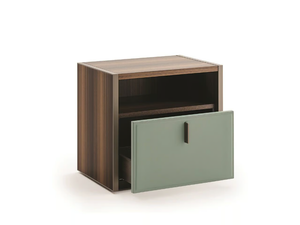 VENDOME - Wooden bedside table - Side table by Turri