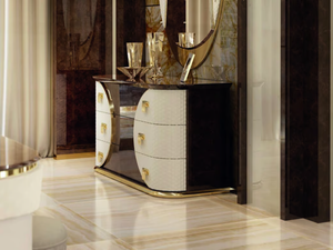 VOGUE - Leather chest of drawers - drawer by Turri