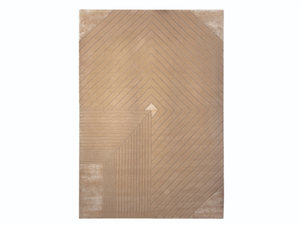 ZERO - Handmade striped wool and silk rug - Rug by Turri
