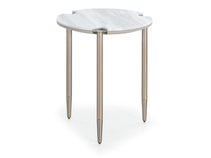 ZERO - Round marble coffee table - Coffee table by Turri