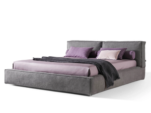 ACADEMY PIUMA - Double bed with upholstered headboard - Bed frame by Twils
