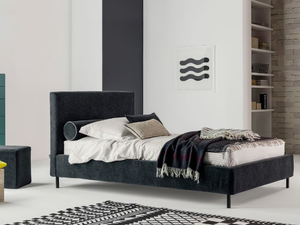 MAX - Single bed with upholstered headboard - Bed frame by Twils