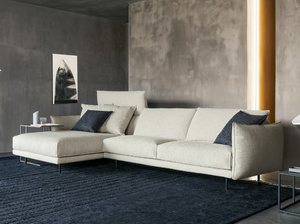 NUBES - Sectional fabric sofa with chaise longue - Sofa by Twils